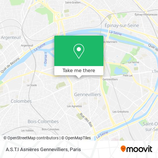 Mapa A.S.T.I Asnières Gennevilliers