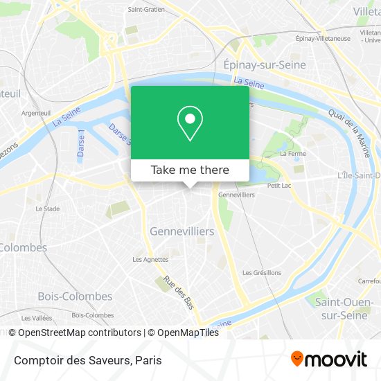 Comptoir des Saveurs map