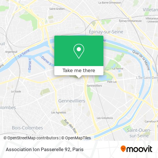 Association Ion Passerelle 92 map