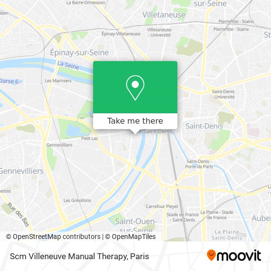 Scm Villeneuve Manual Therapy map