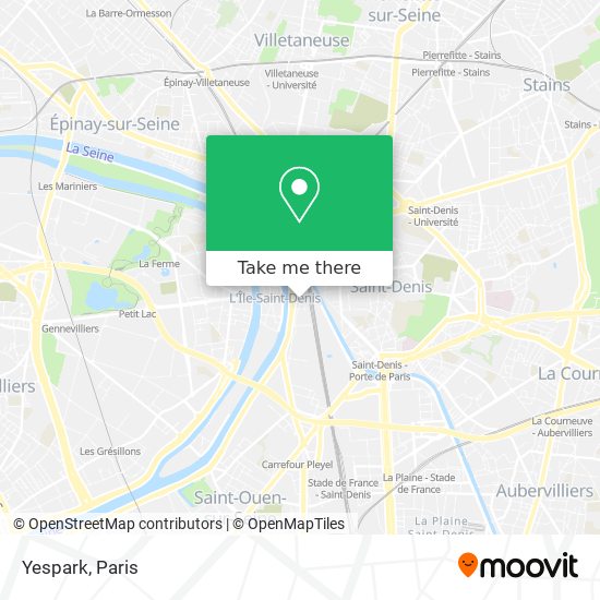 Yespark map