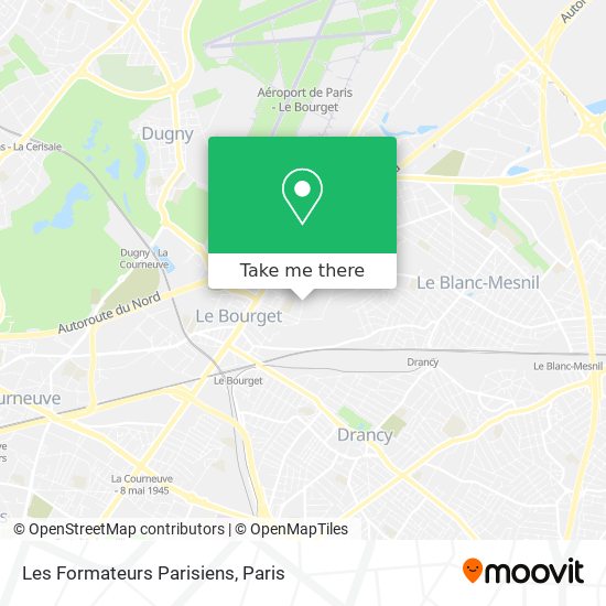 Mapa Les Formateurs Parisiens