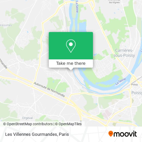 Les Villennes Gourmandes map