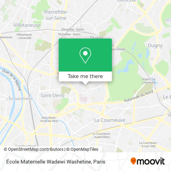 Mapa École Maternelle Wadewi Washetine