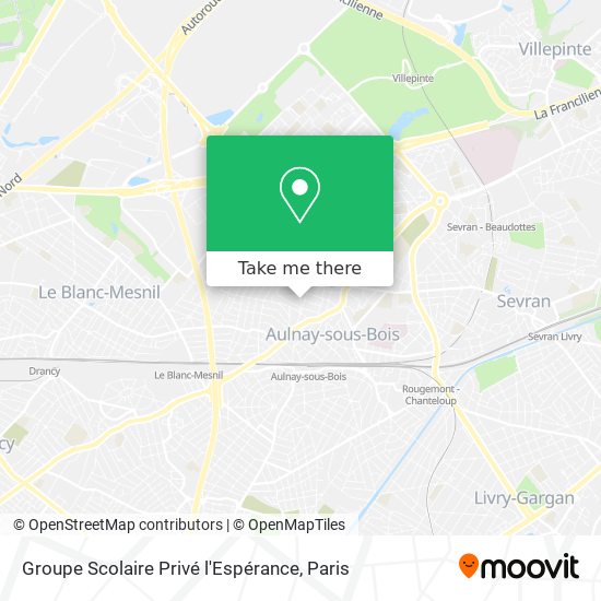 Groupe Scolaire Privé l'Espérance map