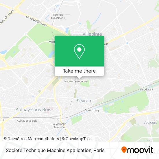 Société Technique Machine Application map