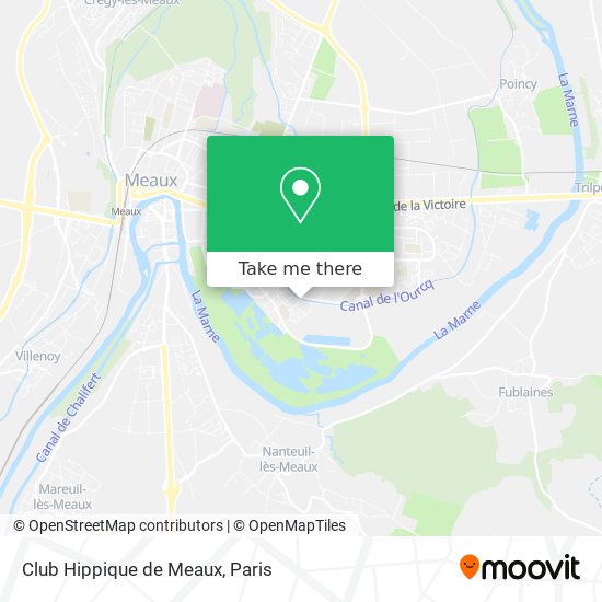 Club Hippique de Meaux map