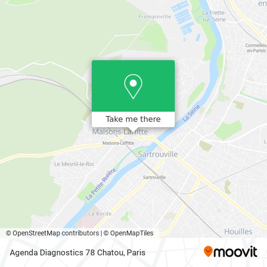 Agenda Diagnostics 78 Chatou map