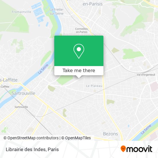 Librairie des Indes map