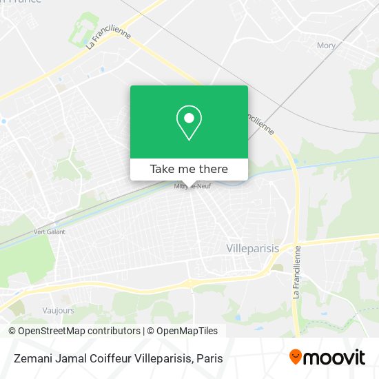 Zemani Jamal Coiffeur Villeparisis map