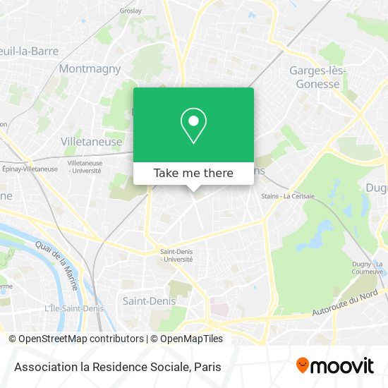 Association la Residence Sociale map