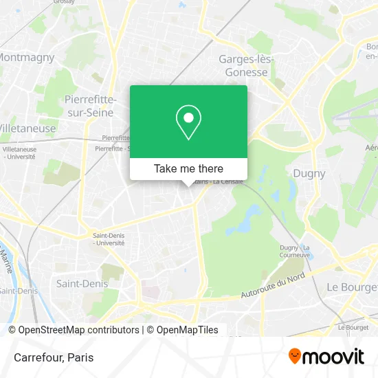 Carrefour map