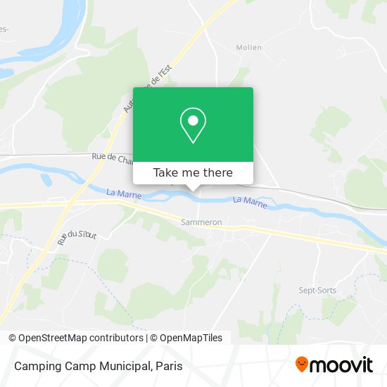 Mapa Camping Camp Municipal