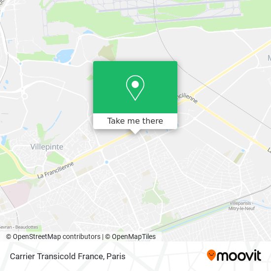 Carrier Transicold France map