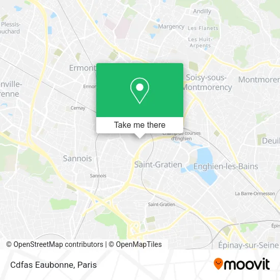 Cdfas Eaubonne map