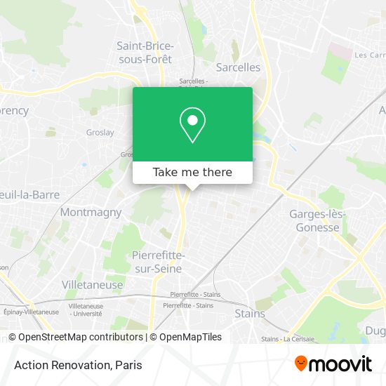 Action Renovation map