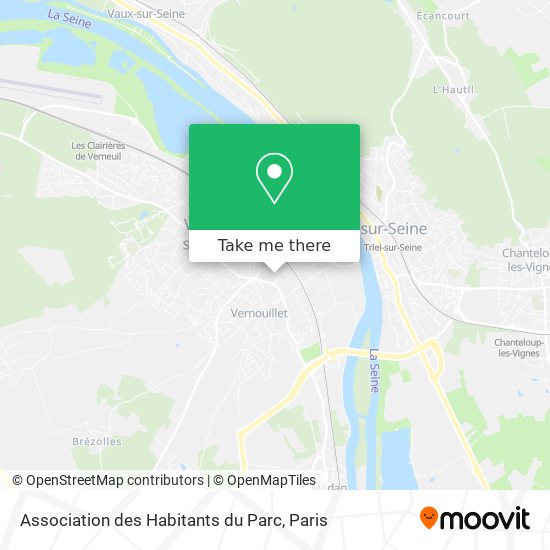 Association des Habitants du Parc map