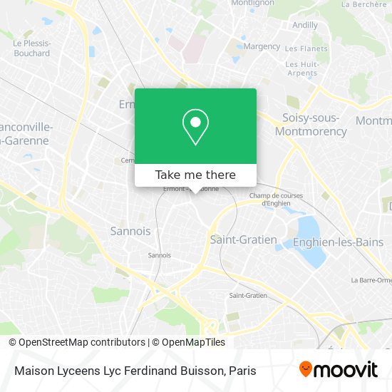 Mapa Maison Lyceens Lyc Ferdinand Buisson