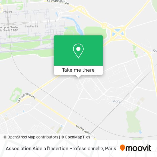 Association Aide à l'Insertion Professionnelle map