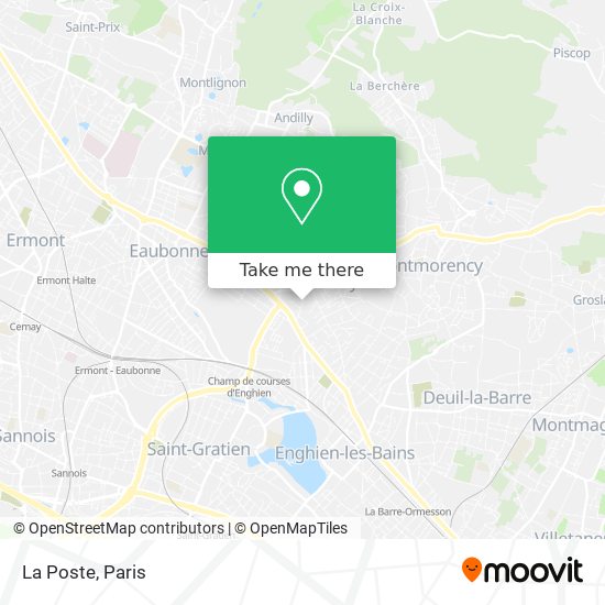 La Poste map