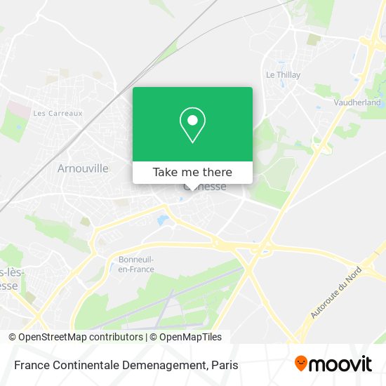 France Continentale Demenagement map