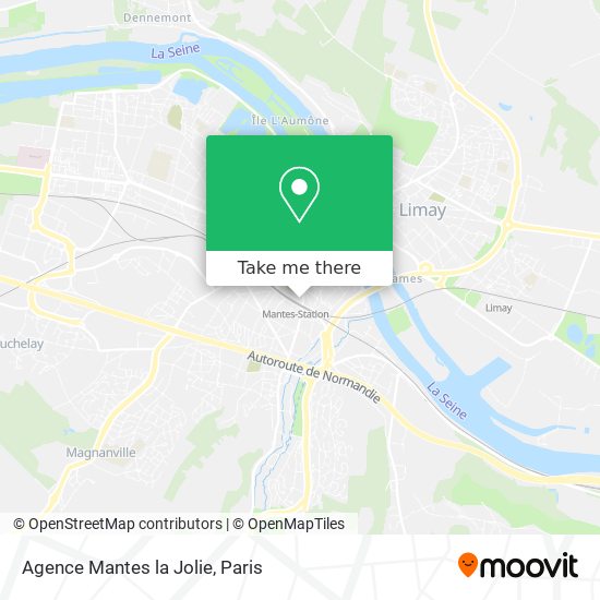 Agence Mantes la Jolie map