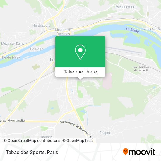 Mapa Tabac des Sports