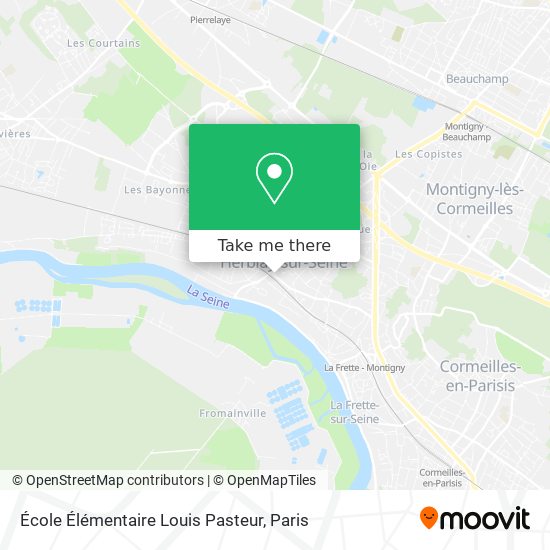 Mapa École Élémentaire Louis Pasteur