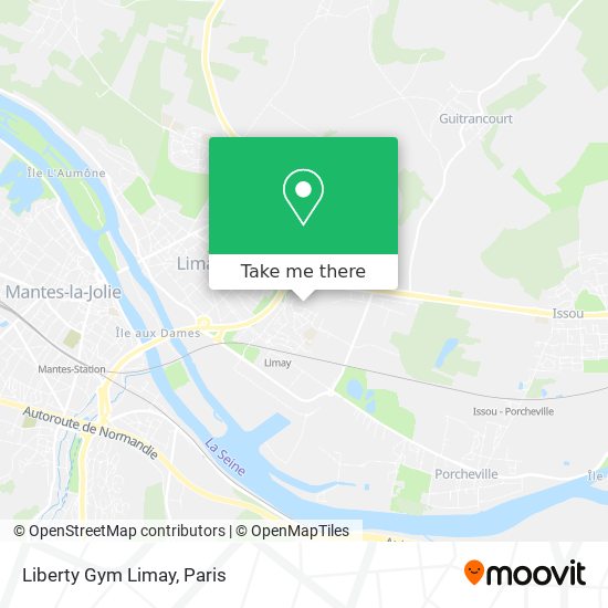 Liberty Gym Limay map