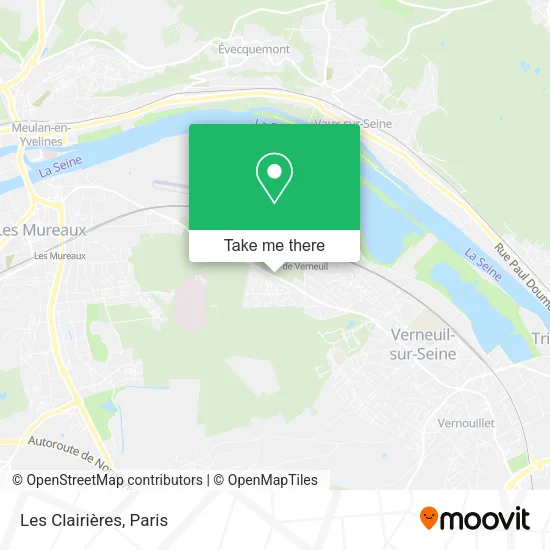 Les Clairières map