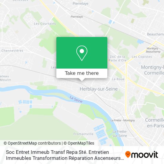 Mapa Soc Entret Immeub Transf Repa Sté. Entretien Immeubles Transformation Réparation Ascenseurs Monte-C