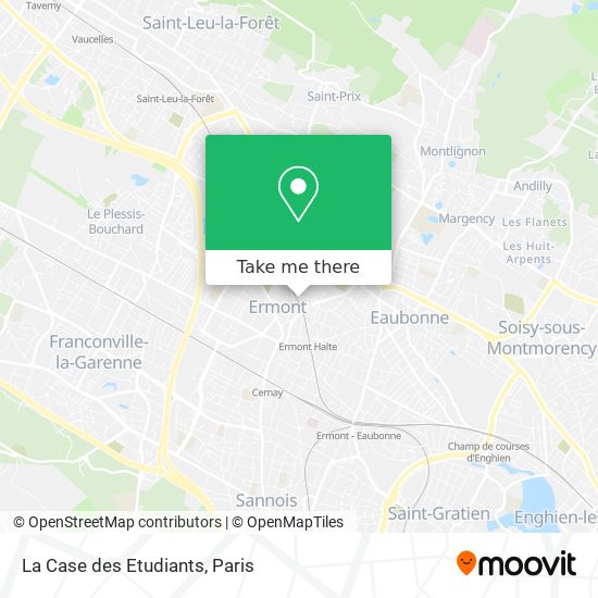 Mapa La Case des Etudiants