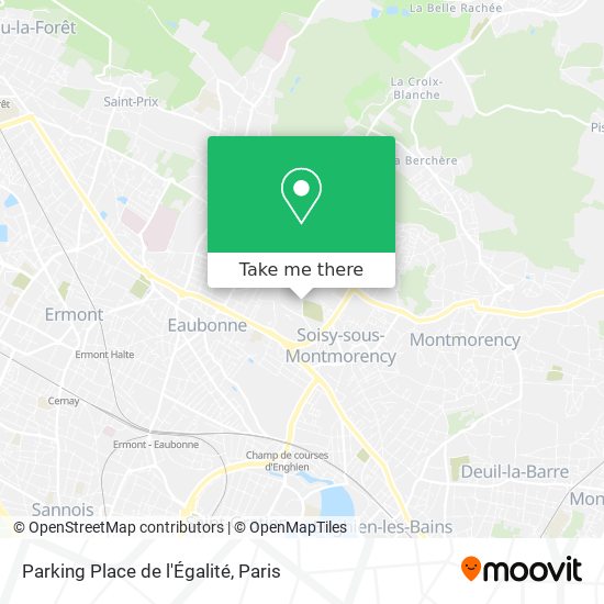 Mapa Parking Place de l'Égalité