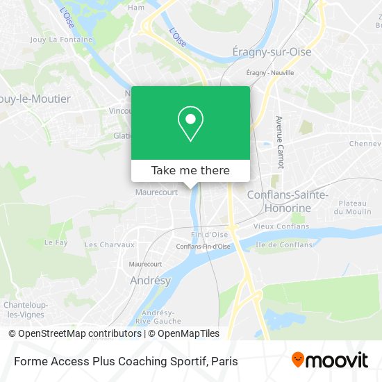 Forme Access Plus Coaching Sportif map