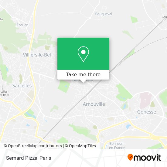 Mapa Semard Pizza