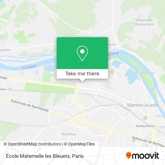 École Maternelle les Bleuets map
