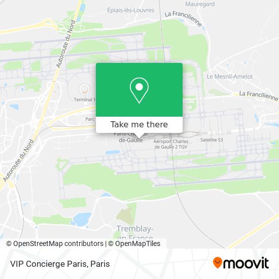 Mapa VIP Concierge Paris