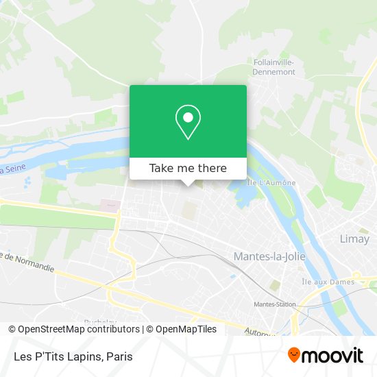 Les P'Tits Lapins map