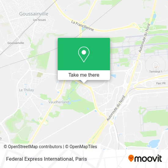 Federal Express International map
