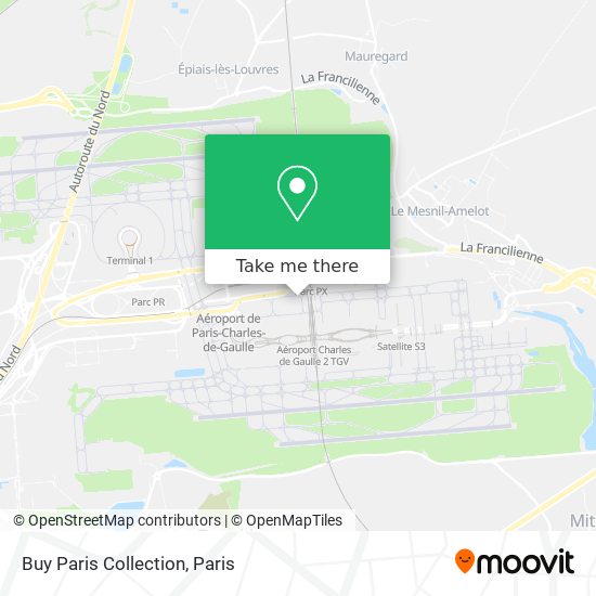 Mapa Buy Paris Collection