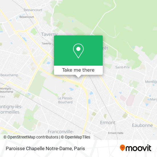 Paroisse Chapelle Notre-Dame map