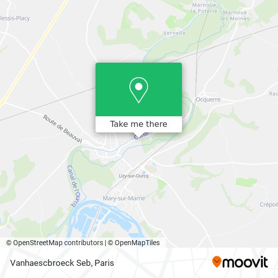 Mapa Vanhaescbroeck Seb