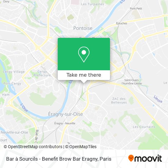 Mapa Bar à Sourcils - Benefit Brow Bar Eragny