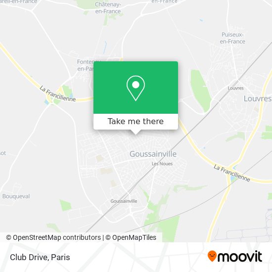 Club Drive map