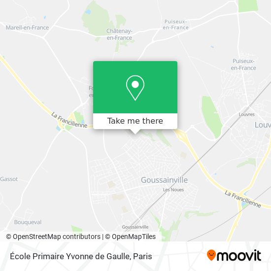 Mapa École Primaire Yvonne de Gaulle