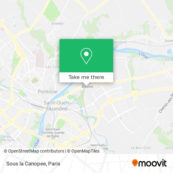 Sous la Canopee map