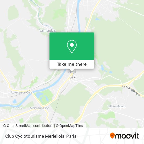 Club Cyclotourisme Meriellois map