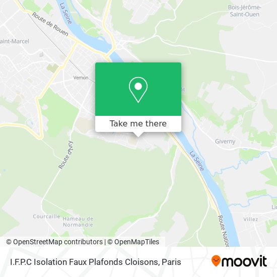 I.F.P.C Isolation Faux Plafonds Cloisons map