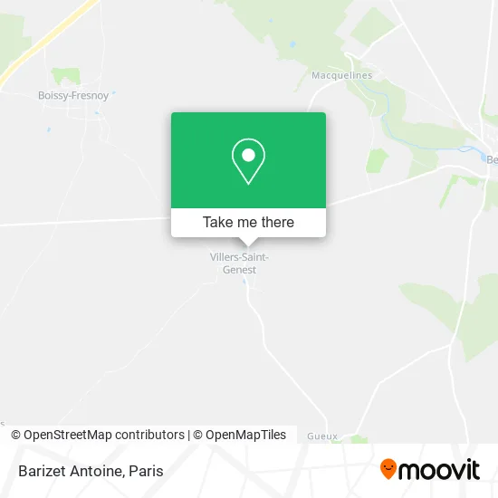 Barizet Antoine map