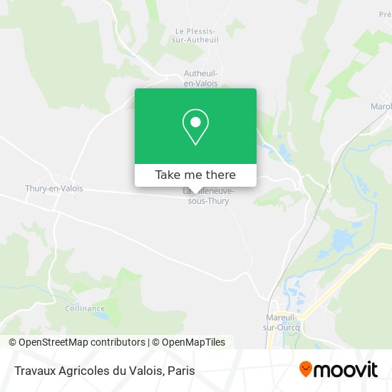 Mapa Travaux Agricoles du Valois